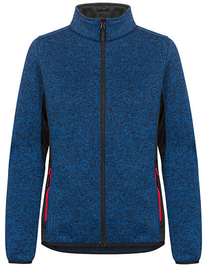 Promodoro Women´s Knit Jacket Workwear in Heather Royal – mit Firmenlogo individualisierbar