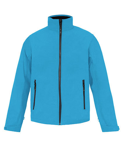 Promodoro Men´s Softshell Jacket C+ in Aqua – mit Firmenlogo individualisierbar