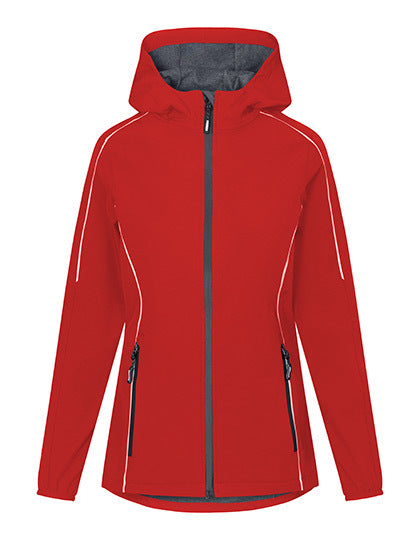 Promodoro Women´s Light Softshell Jacket in Fire Red – mit Firmenlogo individualisierbar