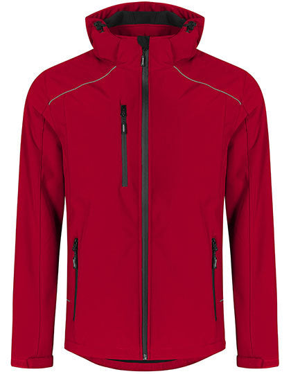Promodoro Men´s Softshell Jacket in Fire Red – mit Firmenlogo individualisierbar