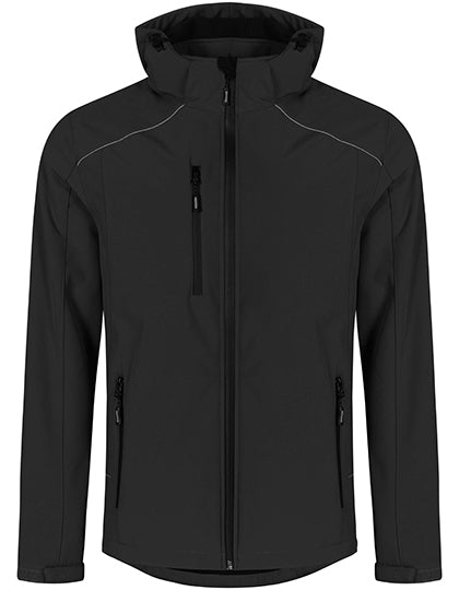 Promodoro Men´s Warm Softshell Jacket in Black – mit Firmenlogo individualisierbar