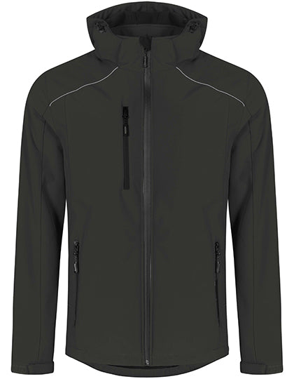 Promodoro Men´s Warm Softshell Jacket in Charcoal (Solid) – mit Firmenlogo individualisierbar