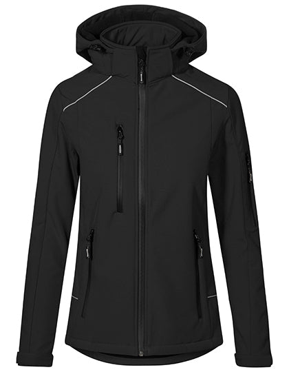 Promodoro Women´s Warm Softshell Jacket in Black – mit Firmenlogo individualisierbar