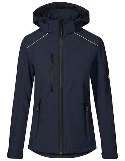 Promodoro Women´s Warm Softshell Jacket in Navy – mit Firmenlogo individualisierbar