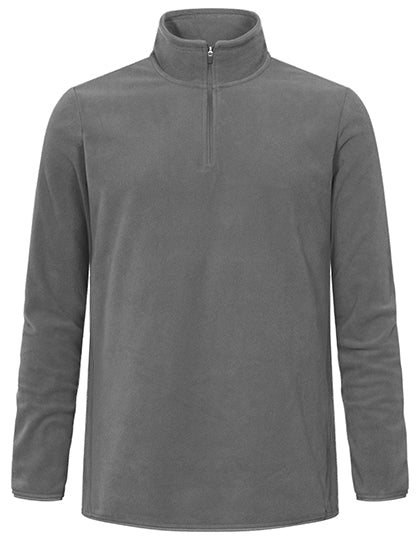 Promodoro Men´s Recycled Fleece Troyer E7921 in Steel Gray