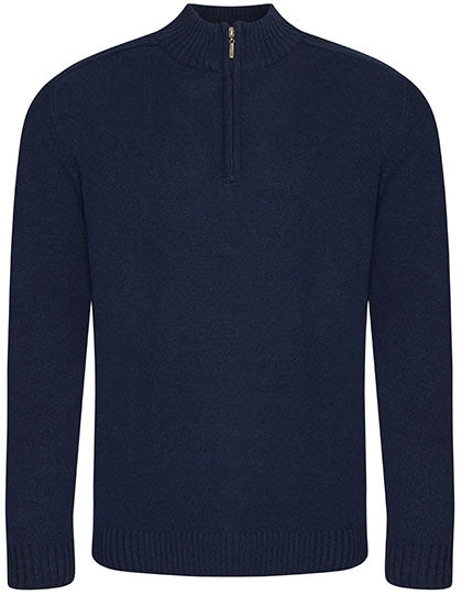 Wakhan 1/4 Zip Sustainable Sweater von Ecologie – Produkt- und Farbansicht für Textildruck und Stickerei