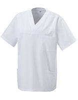 Exner Schlupfkasack in White – mit Firmenlogo individualisierbar