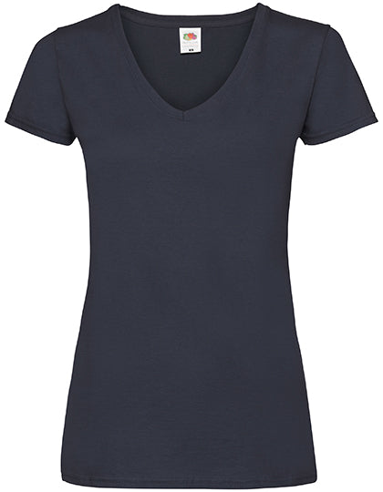 Ladies´ Valueweight V Neck T von Fruit of the Loom – Produkt- und Farbansicht für Textildruck und Stickerei