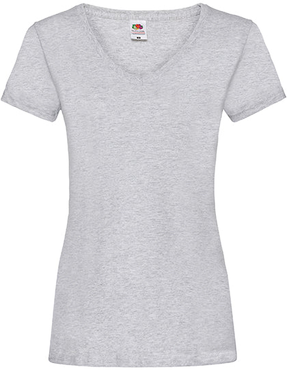 Ladies´ Valueweight V Neck T von Fruit of the Loom – Produkt- und Farbansicht für Textildruck und Stickerei