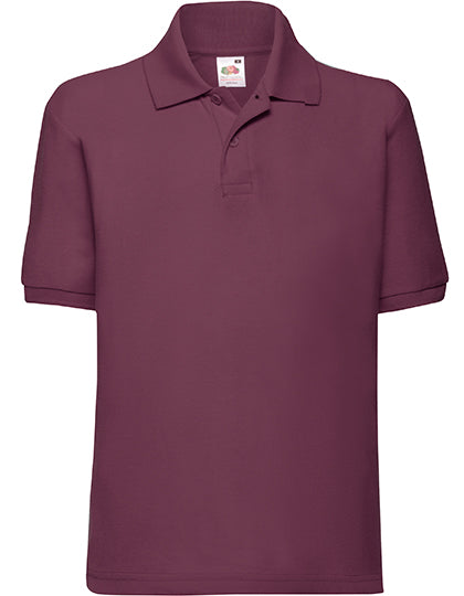 Kids´ 65/35 Polo von Fruit of the Loom – Produkt- und Farbansicht für Textildruck und Stickerei