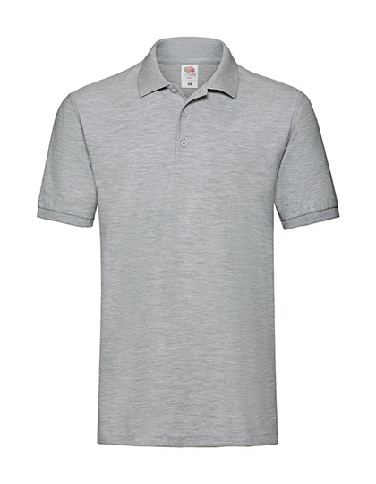 Premium Polo von Fruit of the Loom – Produkt- und Farbansicht für Textildruck und Stickerei