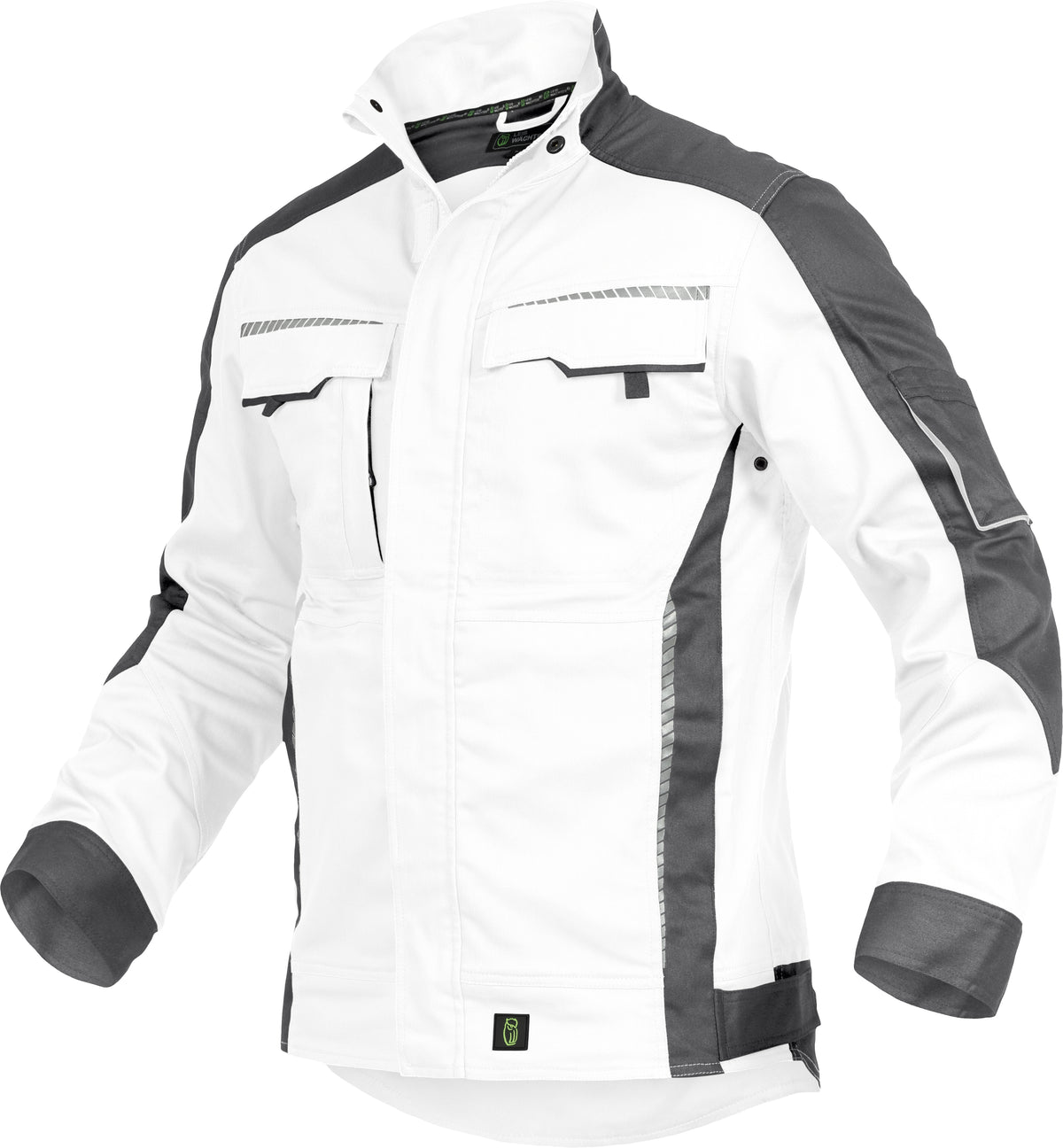 Reißfeste Bundjacke mit Reflektoren von Leibwächter – Produkt- und Farbansicht für Textildruck und Stickerei