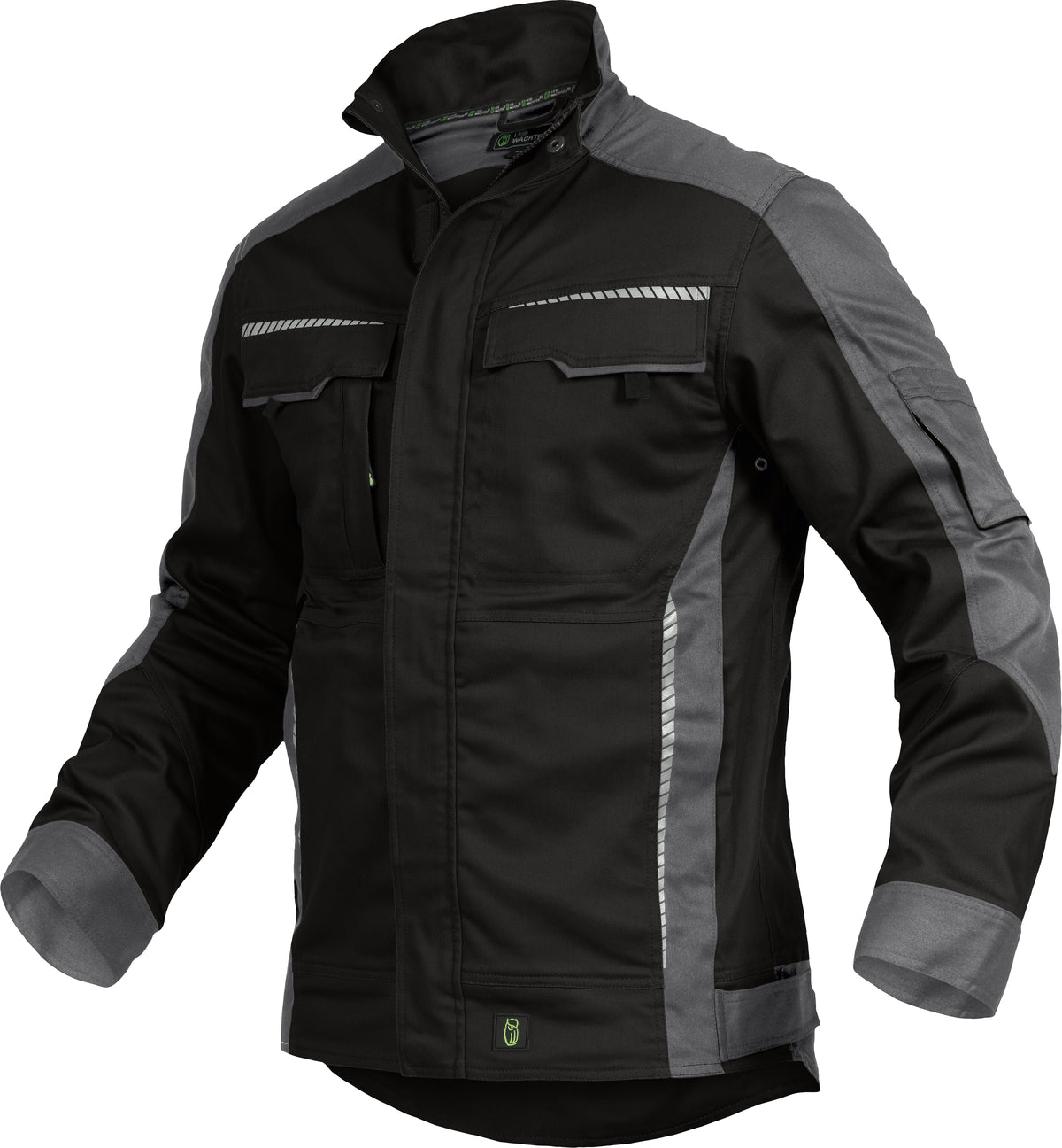 Reißfeste Bundjacke mit Reflektoren von Leibwächter – Produkt- und Farbansicht für Textildruck und Stickerei