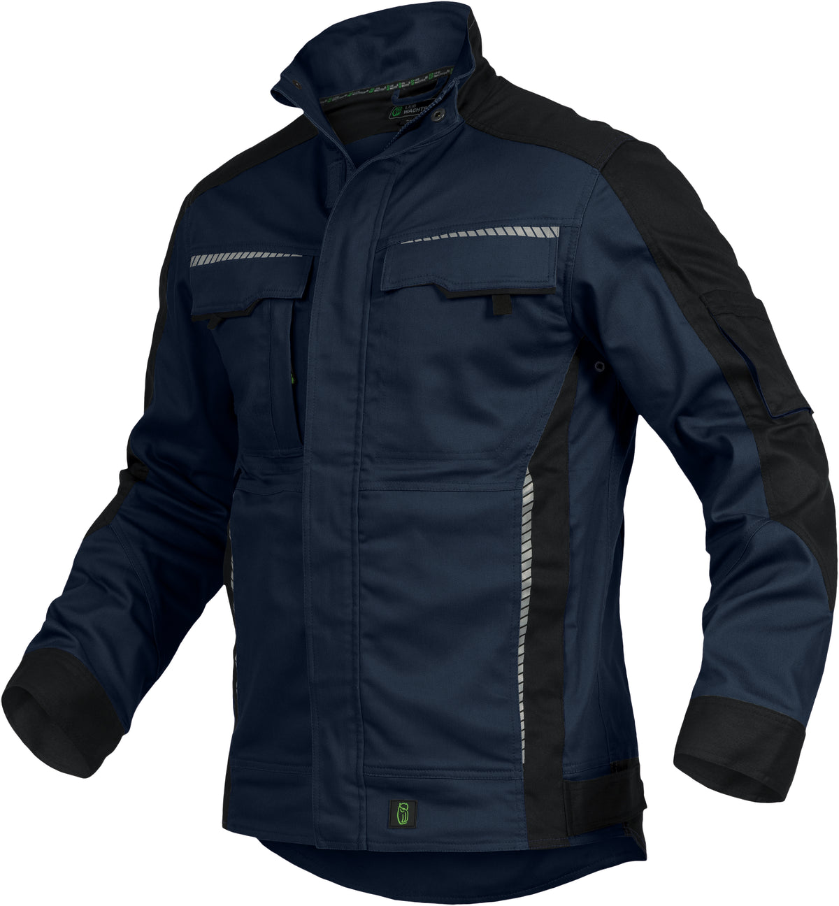 Reißfeste Bundjacke mit Reflektoren von Leibwächter – Produkt- und Farbansicht für Textildruck und Stickerei