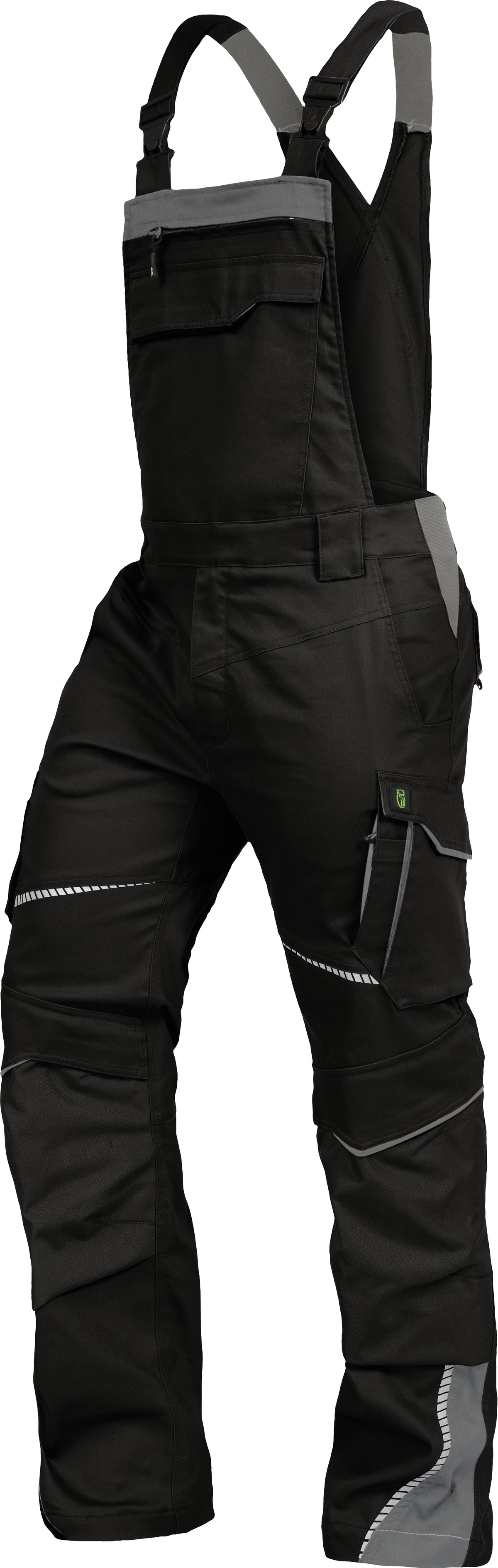 FLEXL Flex Line, Latzhose von Leibwächter – Produkt- und Farbansicht für Textildruck und Stickerei