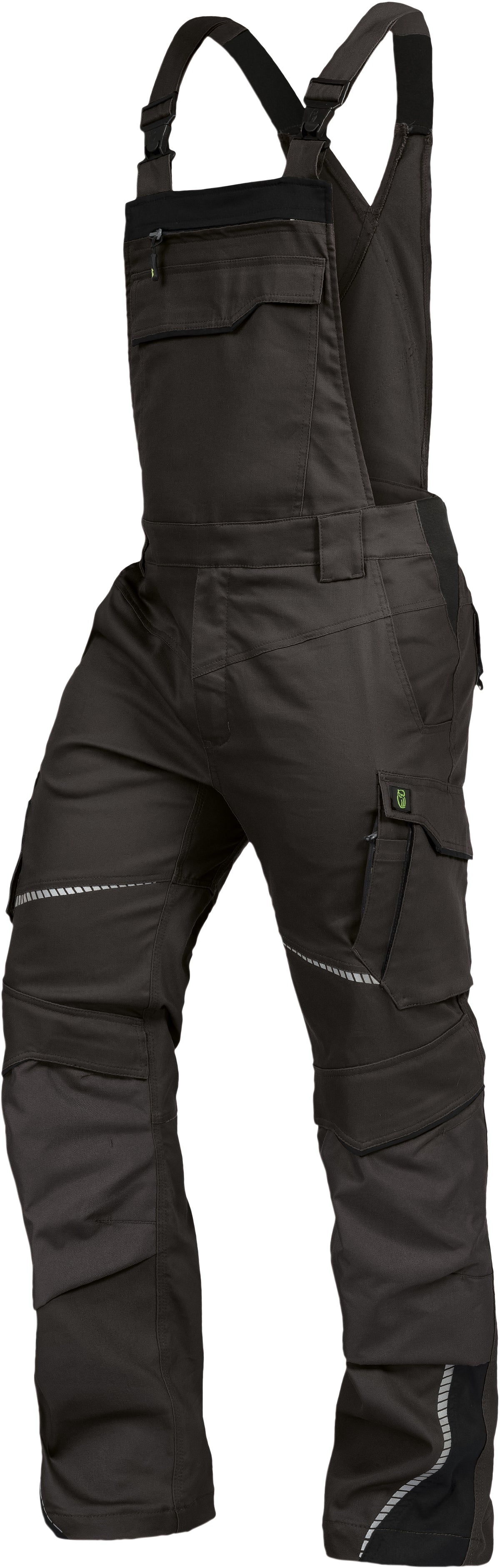 FLEXL Flex Line, Latzhose von Leibwächter – Produkt- und Farbansicht für Textildruck und Stickerei