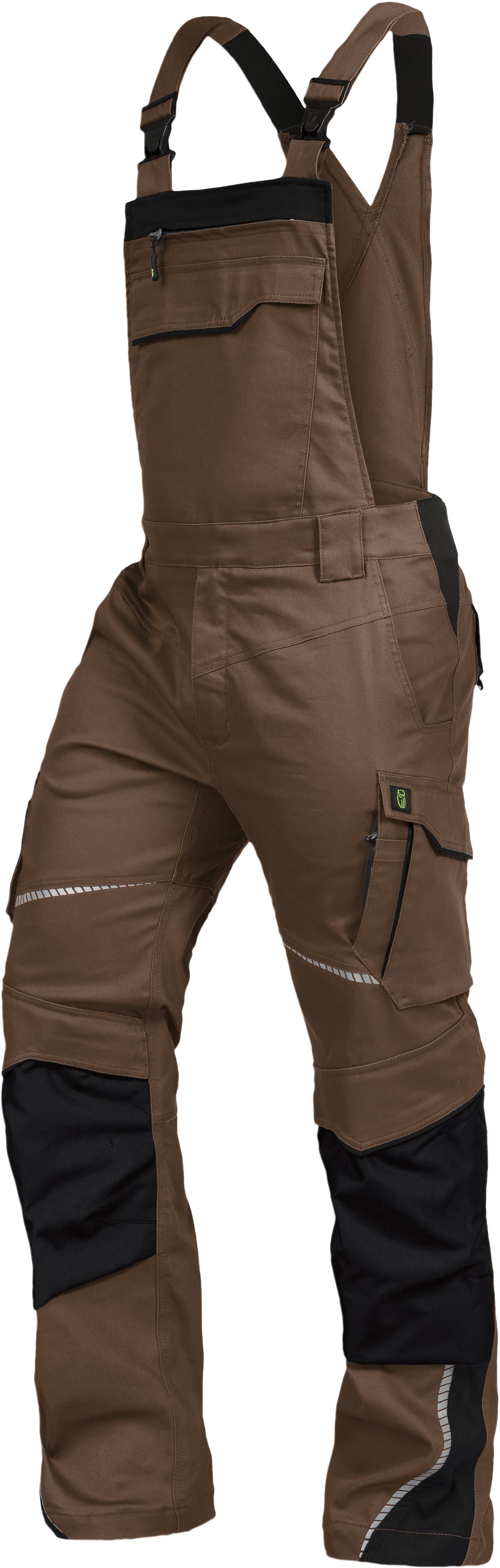 FLEXL Flex Line, Latzhose von Leibwächter – Produkt- und Farbansicht für Textildruck und Stickerei