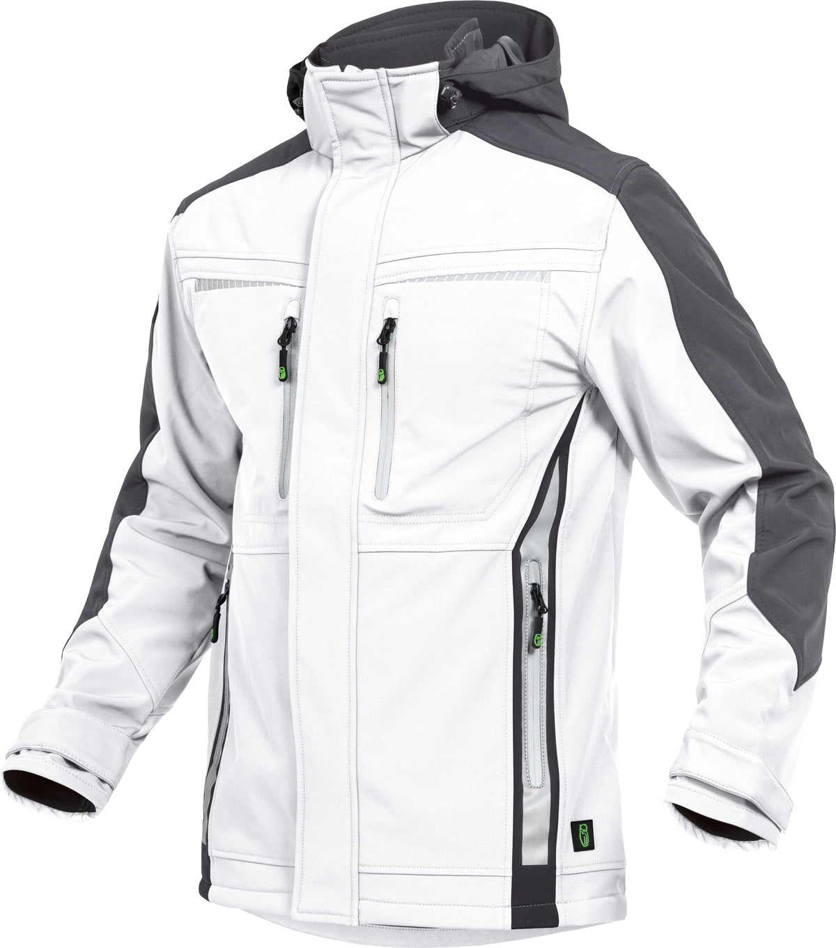 Robuste Jacke für jede Wetterlage von Leibwächter – Produkt- und Farbansicht für Textildruck und Stickerei