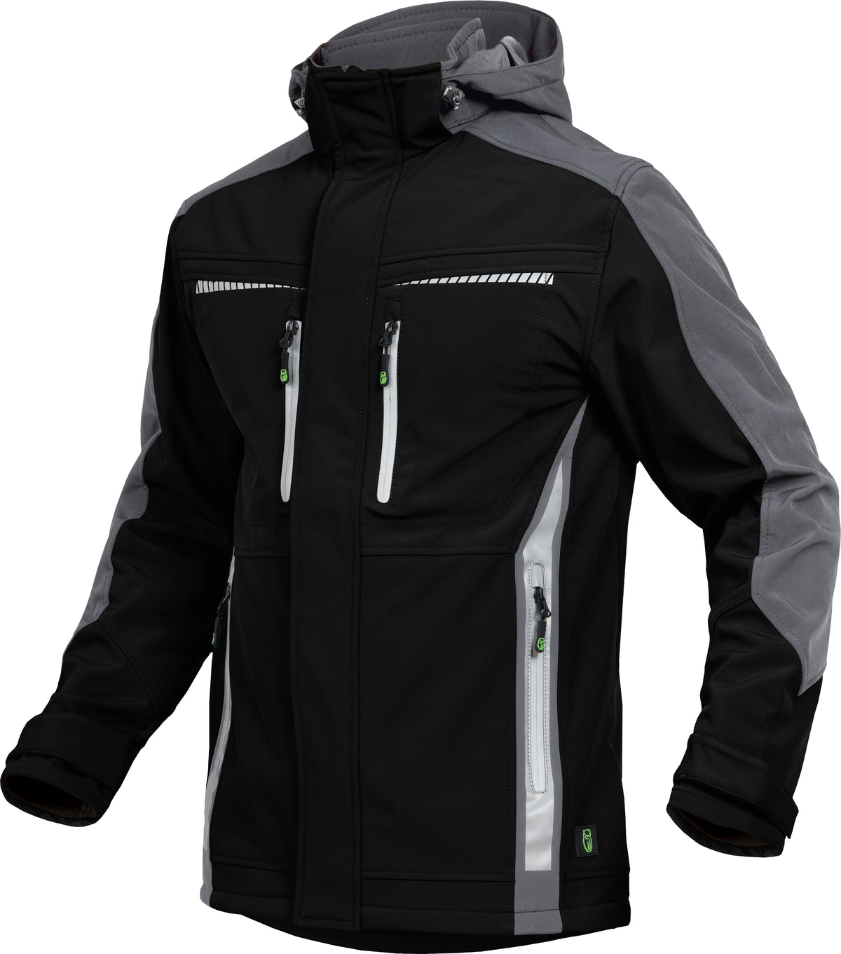 Robuste Jacke für jede Wetterlage von Leibwächter – Produkt- und Farbansicht für Textildruck und Stickerei