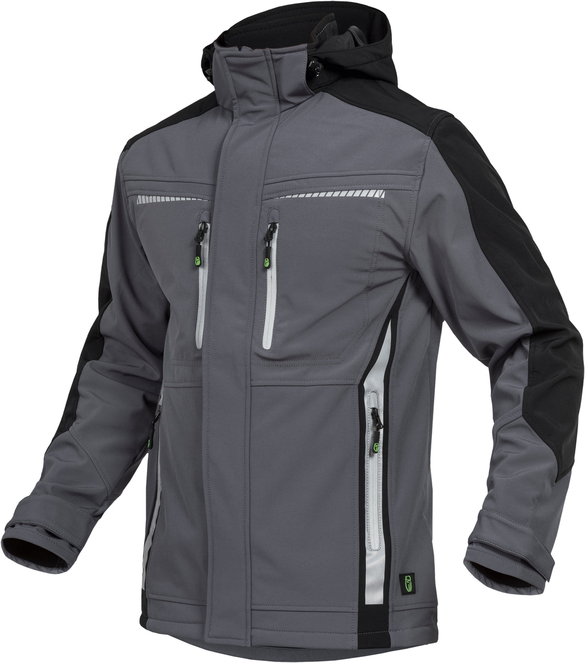 Robuste Jacke für jede Wetterlage von Leibwächter – Produkt- und Farbansicht für Textildruck und Stickerei