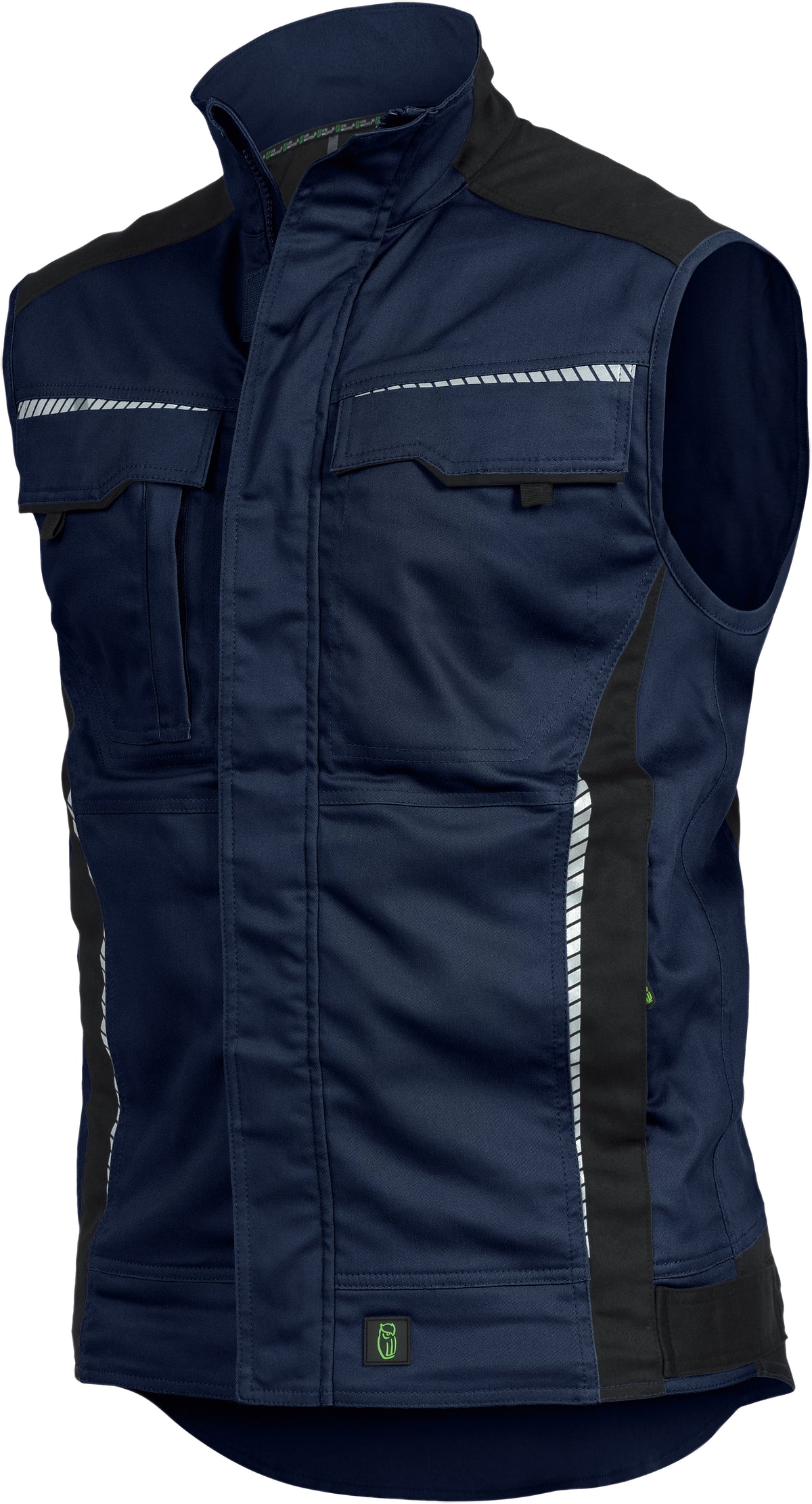 Strapazierfähiger Bodywarmer von Leibwächter – Produkt- und Farbansicht für Textildruck und Stickerei