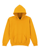 Gildan Kinder-Hoodie Heavy Blend in Gold – mit Firmenlogo individualisierbar