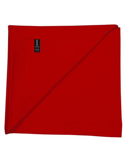 Gildan Heavy Blend™ Fleece Stadium Blanket in Red – mit Firmenlogo individualisierbar