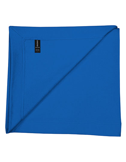 Gildan Heavy Blend™ Fleece Stadium Blanket in Royal – mit Firmenlogo individualisierbar