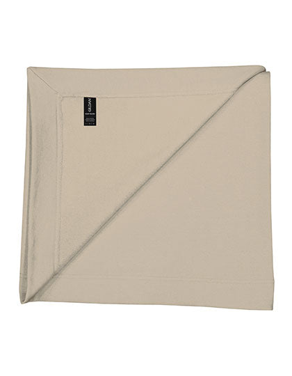 Gildan Heavy Blend™ Fleece Stadium Blanket in Sand – mit Firmenlogo individualisierbar