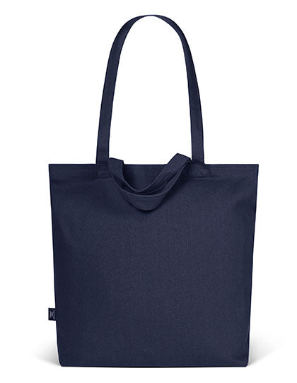 Halfar Casual Shopper Organic in Navy – mit Firmenlogo individualisierbar
