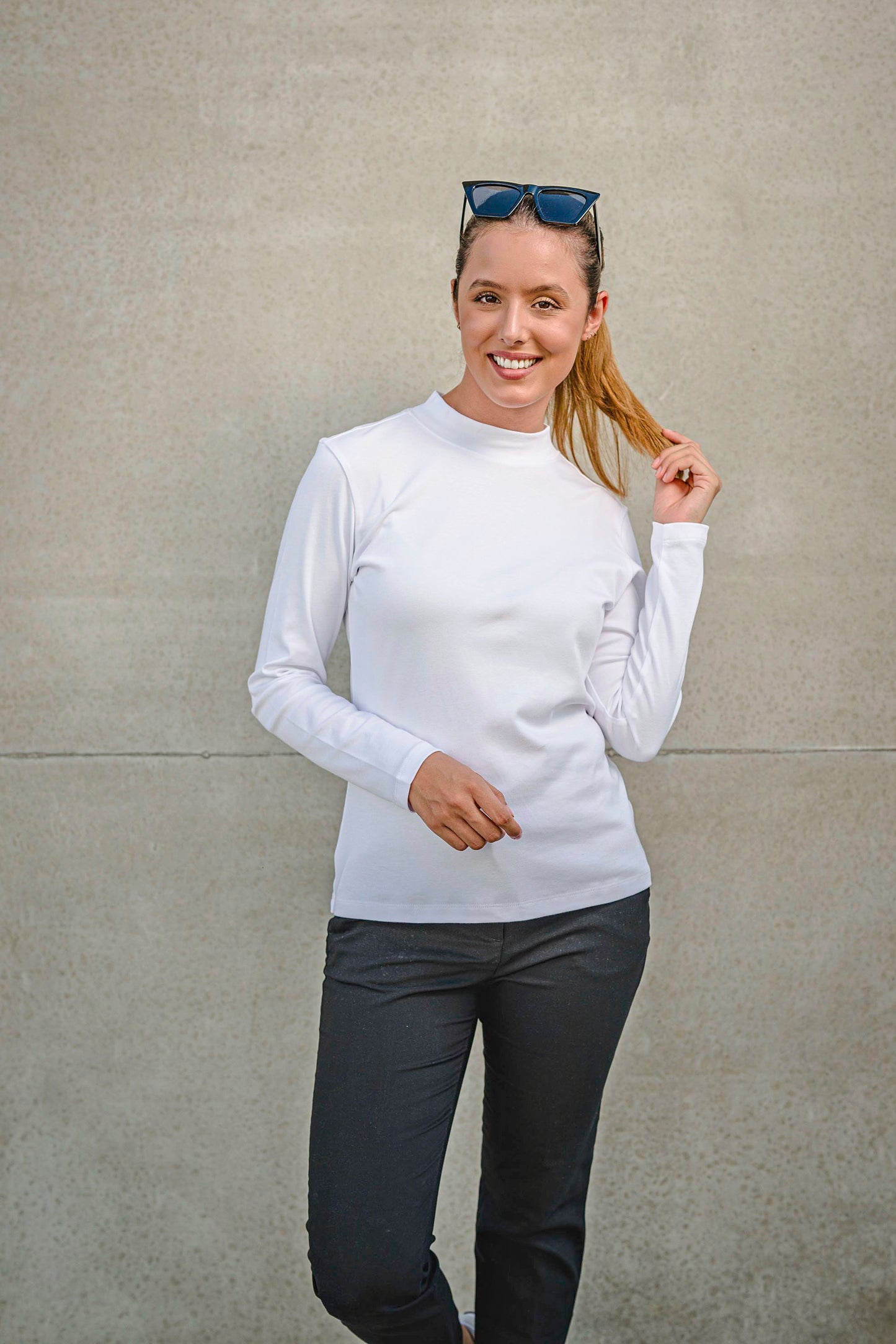 Women´s Premium Highneck Longsleeve Tees