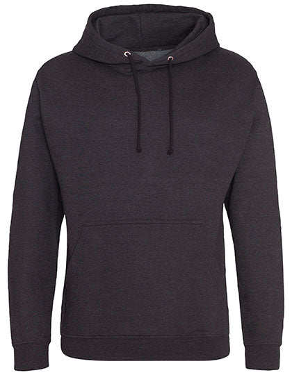 Just Hoods College Hoodie JH001 in Black Smoke