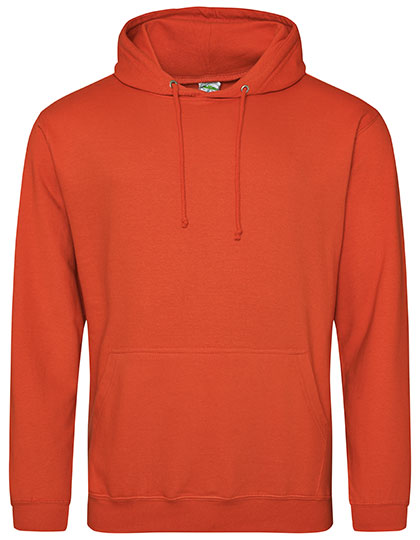 Just Hoods College Hoodie JH001 in Burnt Orange