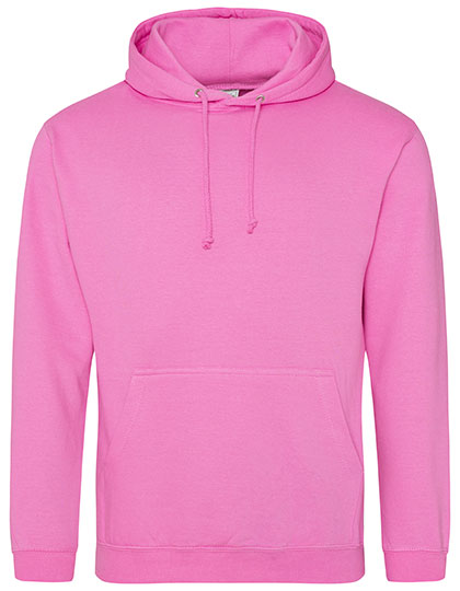 Just Hoods College Hoodie JH001 in Candyfloss Pink