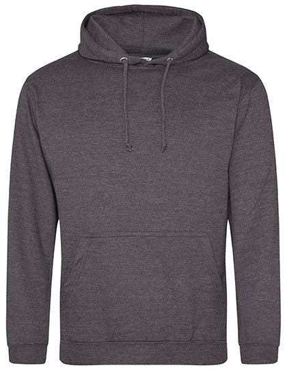 Just Hoods College Hoodie JH001 in Charcoal (Heather)