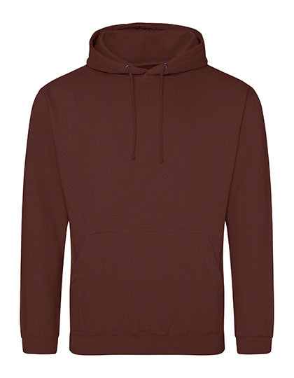 Just Hoods College Hoodie JH001 in Chocolate Fudge Brownie