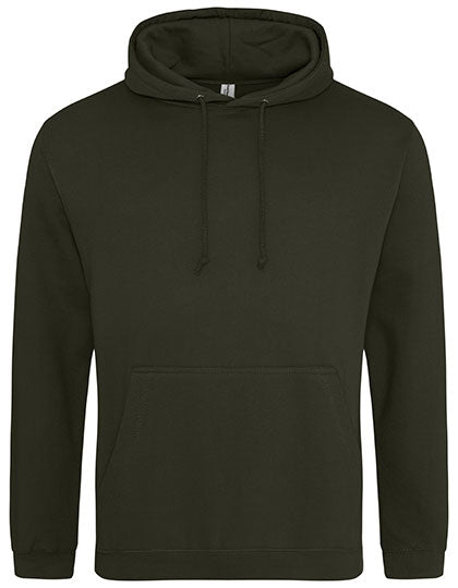 Just Hoods College Hoodie JH001 in Combat Green