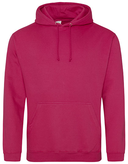 Just Hoods College Hoodie JH001 in Cranberry
