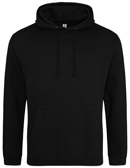 Just Hoods College Hoodie JH001 in Deep Black