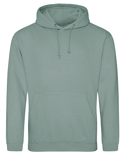 Just Hoods College Hoodie JH001 in Dusty Green