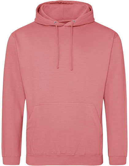 Just Hoods College Hoodie JH001 in Dusty Rose