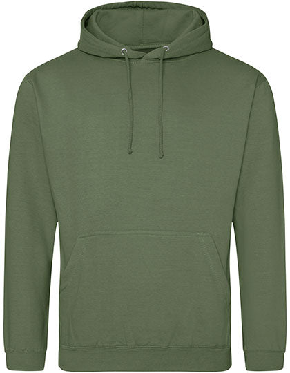 Just Hoods College Hoodie JH001 in Earthy Green