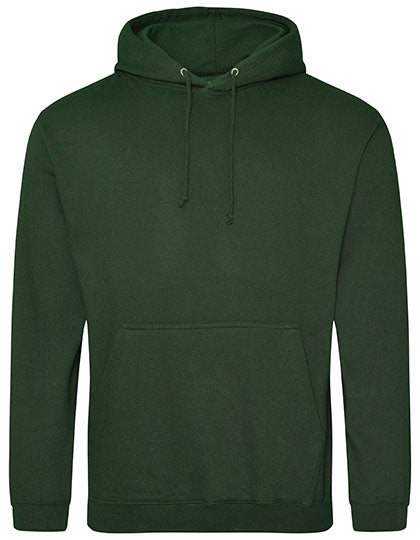 Just Hoods College Hoodie JH001 in Forest Green