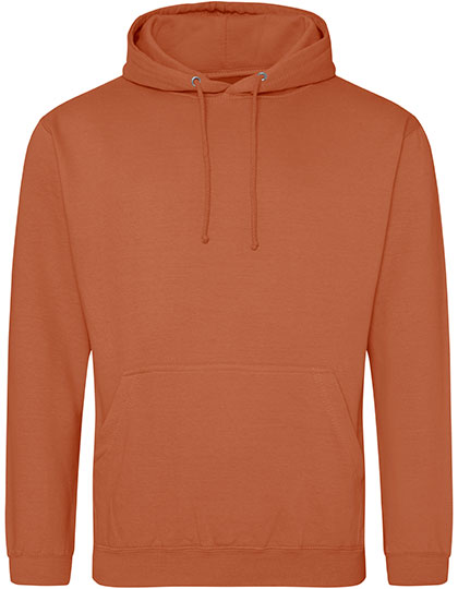 Just Hoods College Hoodie JH001 in Ginger Biscuit