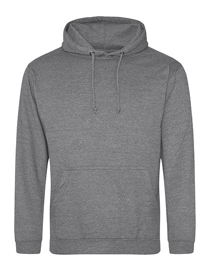 Just Hoods College Hoodie JH001 in Graphite Heather