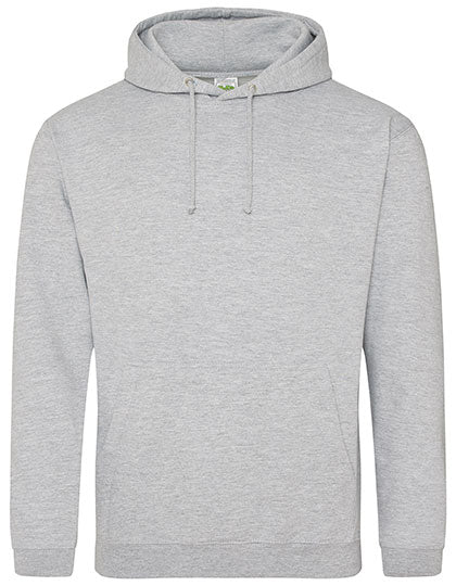 Just Hoods College Hoodie JH001 in Heather Grey
