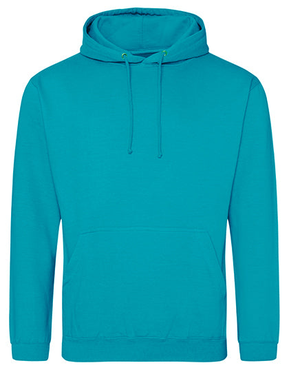 Just Hoods College Hoodie JH001 in Lagoon Blue