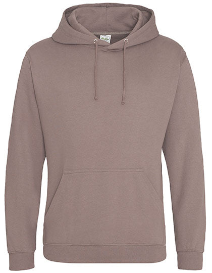 Just Hoods College Hoodie JH001 in Mocha Brown