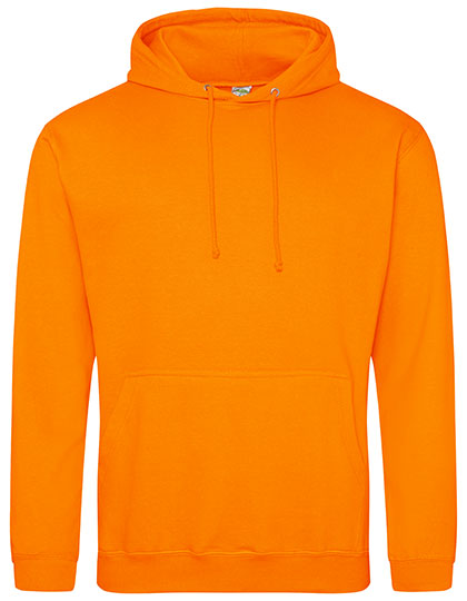 Just Hoods College Hoodie JH001 in Orange Crush