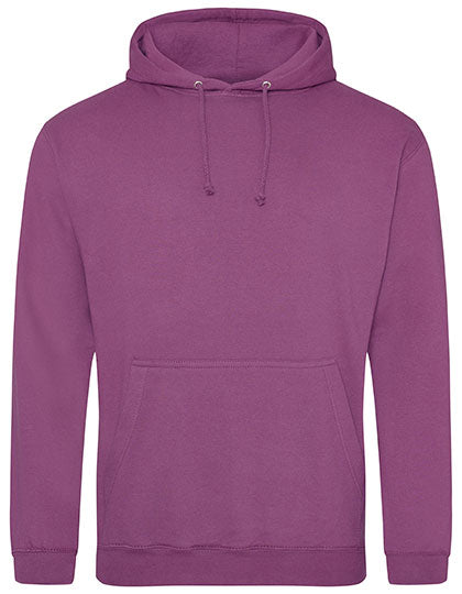 Just Hoods College Hoodie JH001 in Pinky Purple